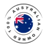100% Australian Owned Company logo